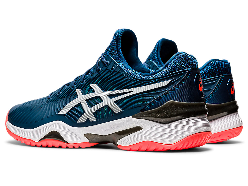 Asics Court Ff 2 Tenisove Tenisky Panske Modre Biele | 7489-BNQGD