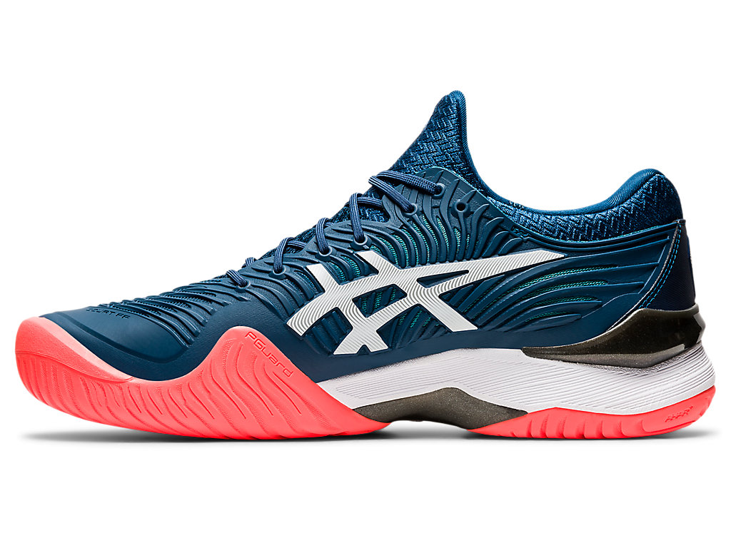 Asics Court Ff 2 Tenisove Tenisky Panske Modre Biele | 7489-BNQGD