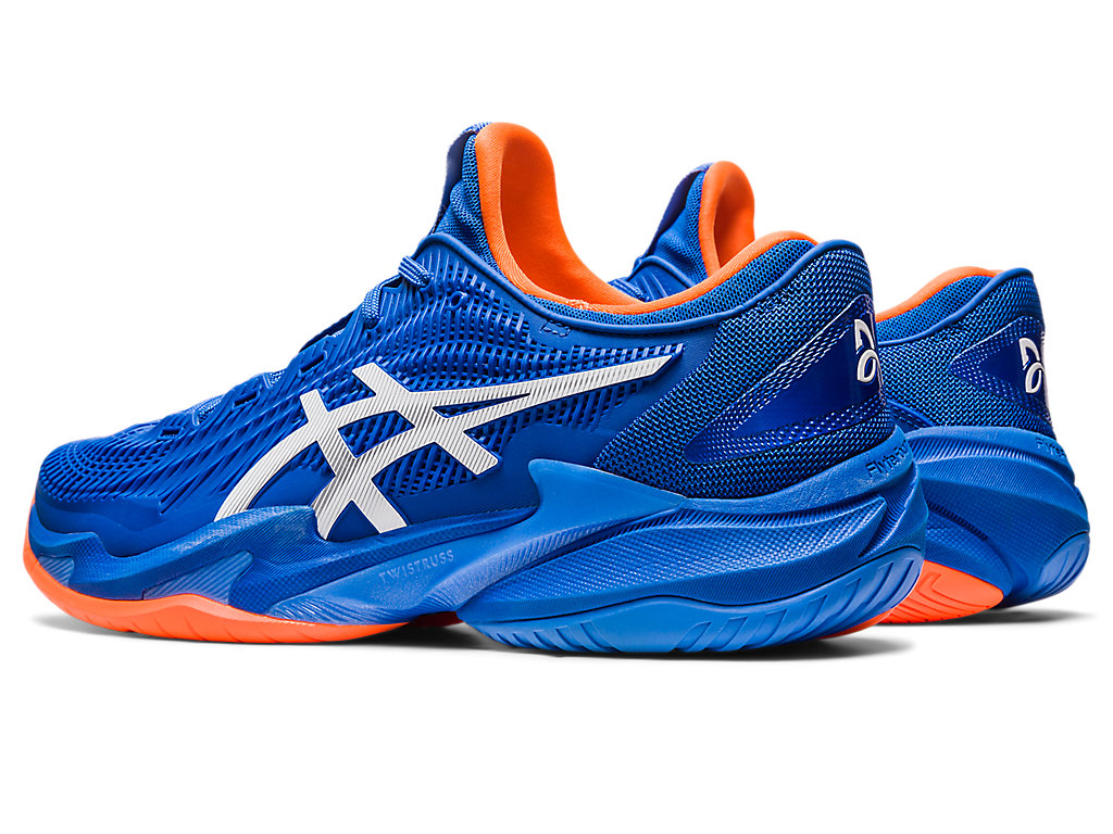 Asics Court Ff 3 Novak Tenisove Tenisky Panske Modre Biele | 5162-WQVGN