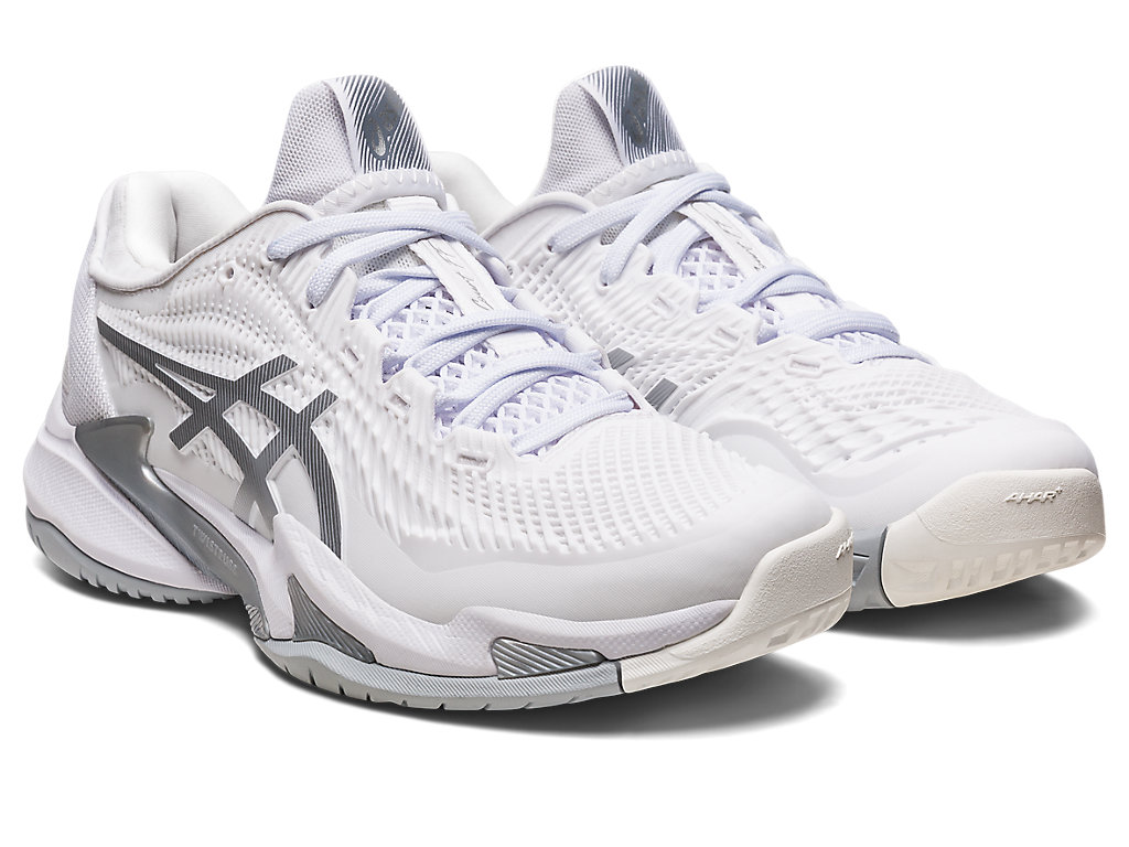 Asics Court Ff 3 Tenisove Tenisky Damske Biele Strieborne | 8697-BEFIX