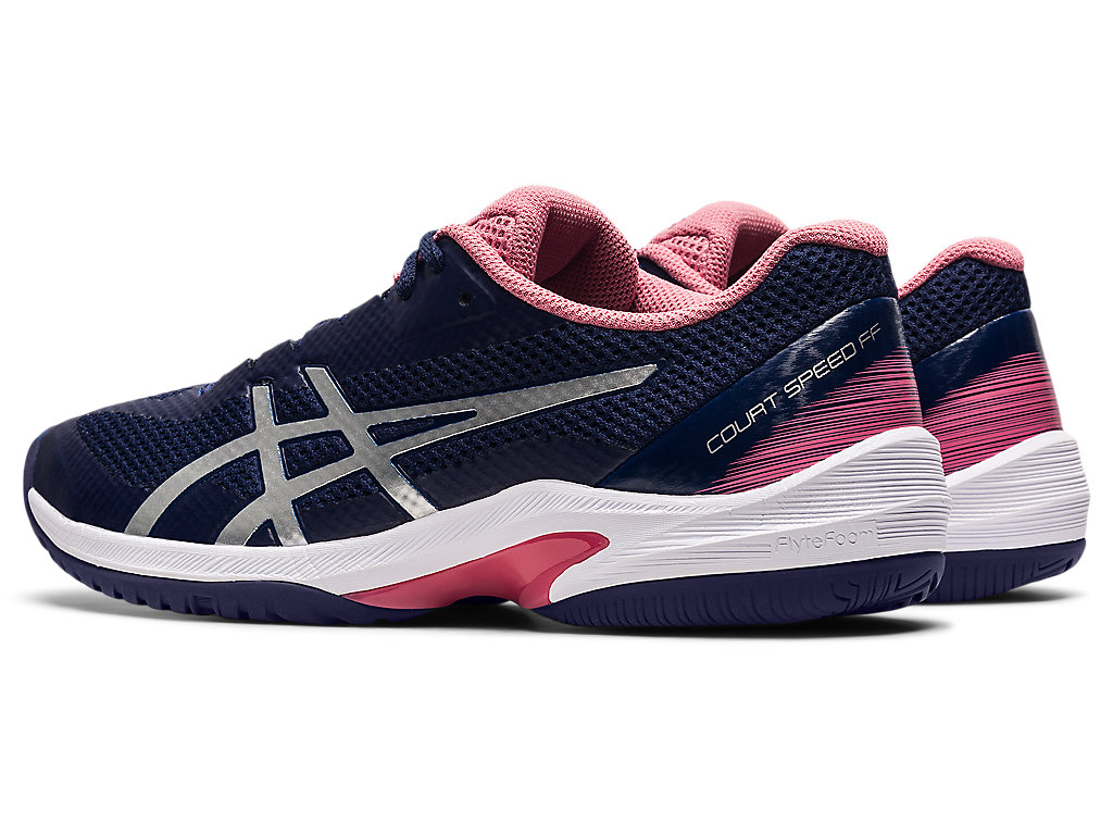 Asics Court Speed Ff Tenisove Tenisky Damske Námornícka Modrá Strieborne | 3980-EZSNR