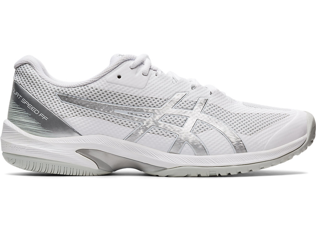 Asics Court Speed Ff Tenisove Tenisky Panske Biele Strieborne | 6093-TJBMK