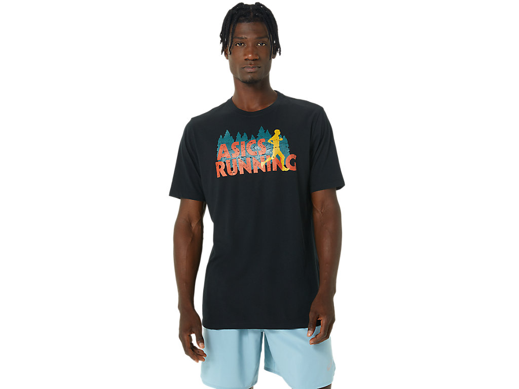 Asics Evergreen Trailove Run Tee Tricko Damske Čierne | 2135-ILOYG