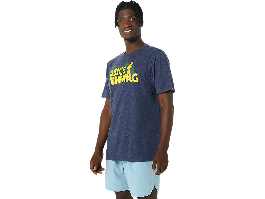 Asics Evergreen Trailove Run Tee Tricko Damske Námornícka Modrá | 8507-CVRWJ