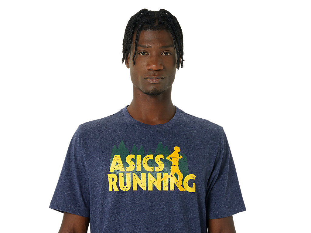 Asics Evergreen Trailove Run Tee Tricko Damske Námornícka Modrá | 8507-CVRWJ