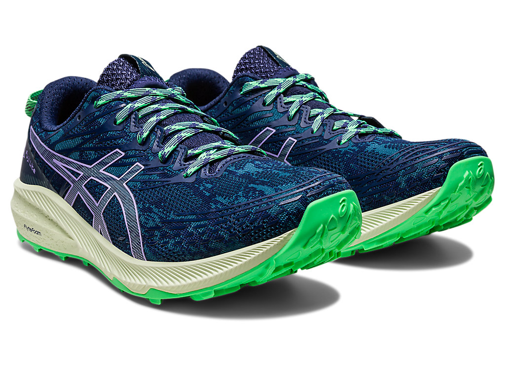 Asics Fuji Lite 3 Trailove Bezecke Tenisky Damske Tyrkysové Nachový | 6325-OSAFL