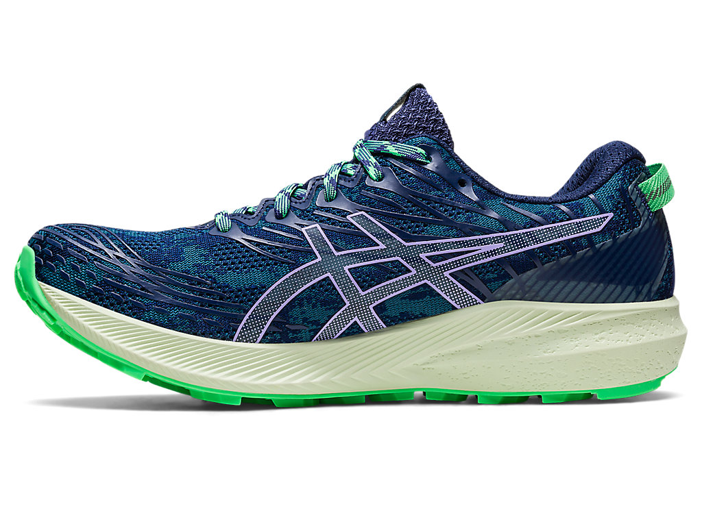 Asics Fuji Lite 3 Trailove Bezecke Tenisky Damske Tyrkysové Nachový | 6325-OSAFL