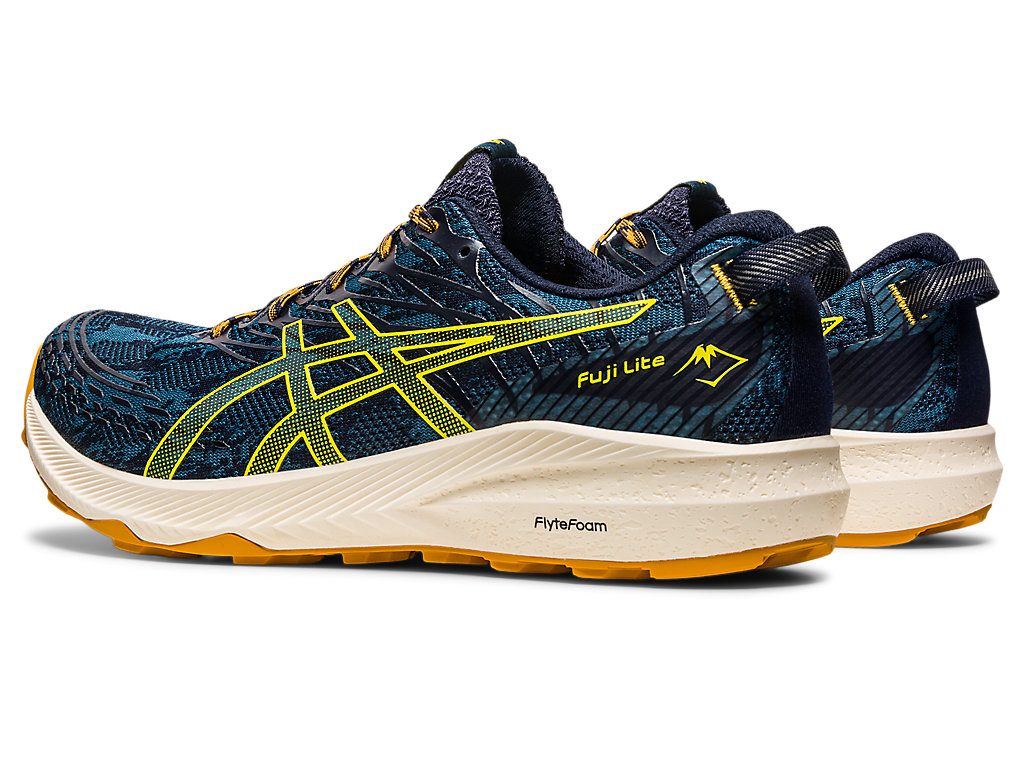 Asics Fuji Lite 3 Trailove Bezecke Tenisky Panske Tyrkysové Žlté | 7016-WPNXF