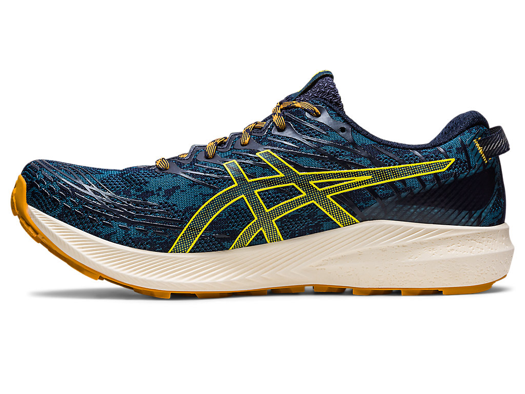 Asics Fuji Lite 3 Trailove Bezecke Tenisky Panske Tyrkysové Žlté | 7016-WPNXF