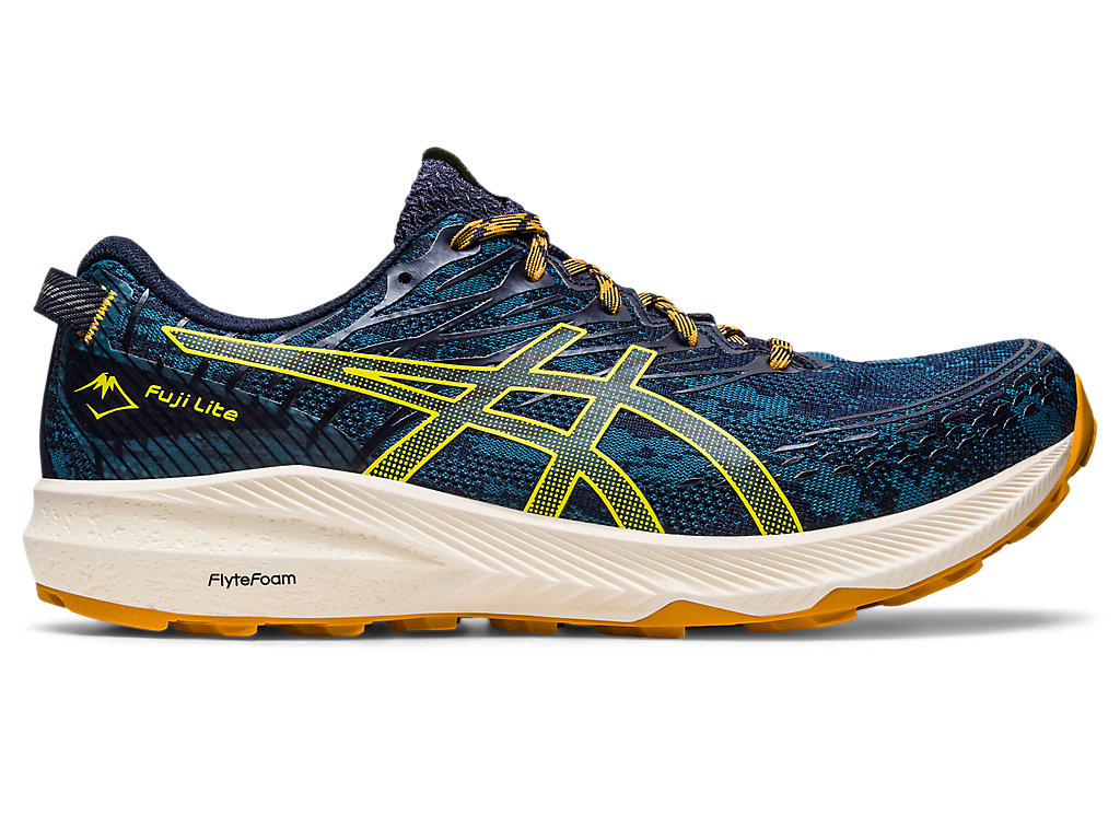 Asics Fuji Lite 3 Trailove Bezecke Tenisky Panske Tyrkysové Žlté | 7016-WPNXF