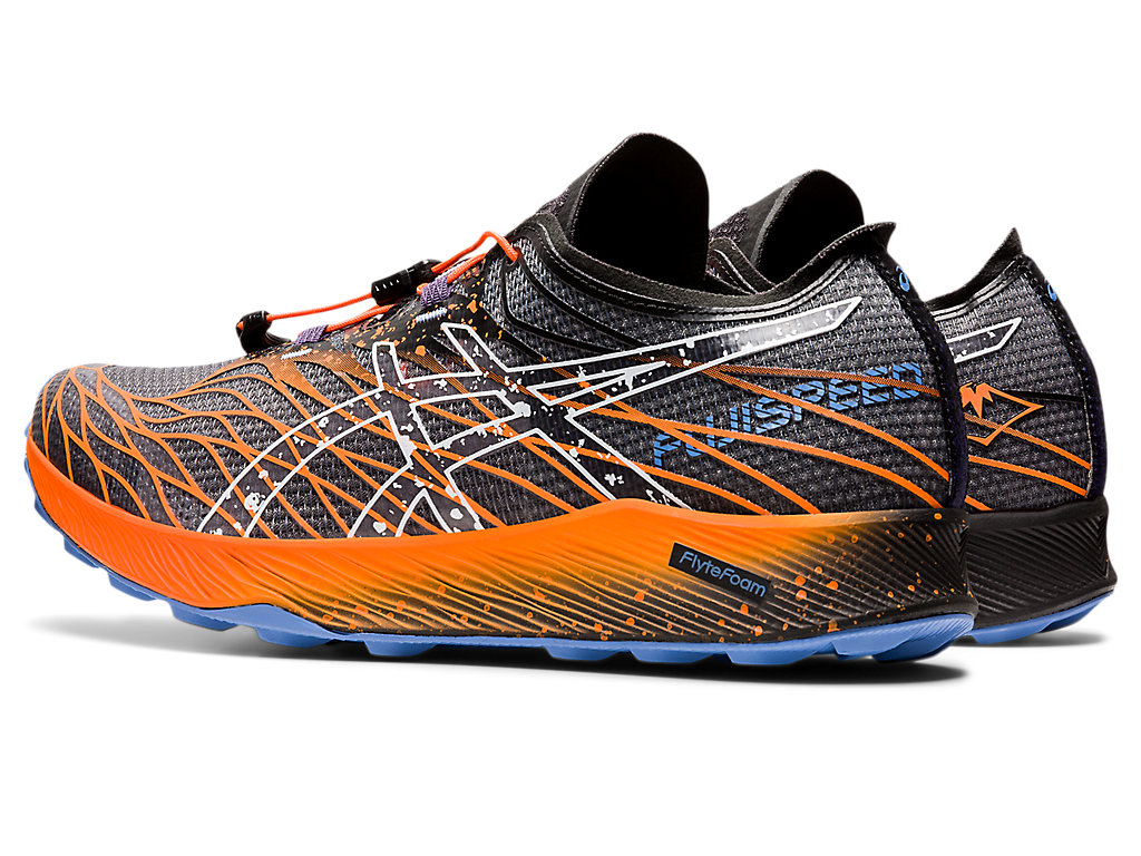 Asics Fujispeed Trailove Bezecke Tenisky Panske Čierne Biele | 9380-KOFXI