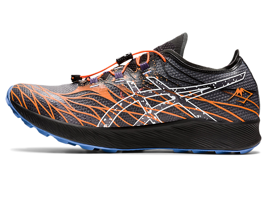 Asics Fujispeed Trailove Bezecke Tenisky Panske Čierne Biele | 9380-KOFXI