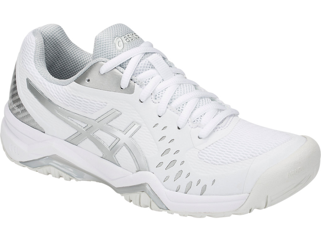 Asics Gel-Challenger 12 Tenisove Tenisky Damske Biele Strieborne | 6549-FCHQZ