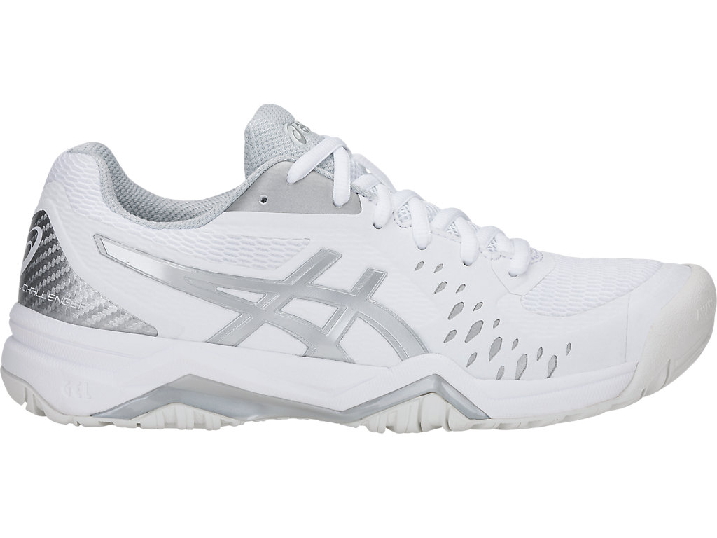 Asics Gel-Challenger 12 Tenisove Tenisky Damske Biele Strieborne | 6549-FCHQZ