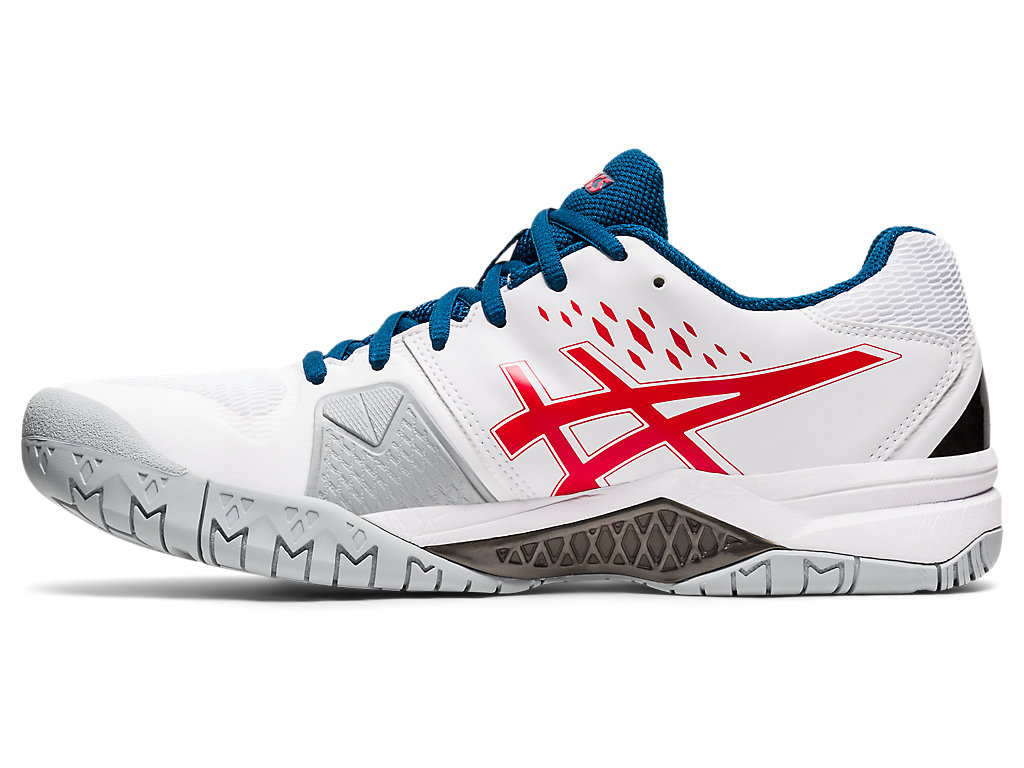 Asics Gel-Challenger 12 Tenisove Tenisky Panske Biele Červené | 9852-YGJWF