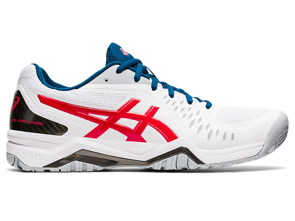 Asics Gel-Challenger 12 Tenisove Tenisky Panske Biele Červené | 9852-YGJWF