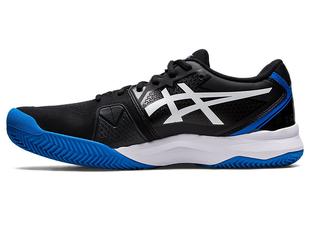 Asics Gel-Challenger 13 Clay Tenisove Tenisky Panske Čierne Modre | 8637-KYAPT