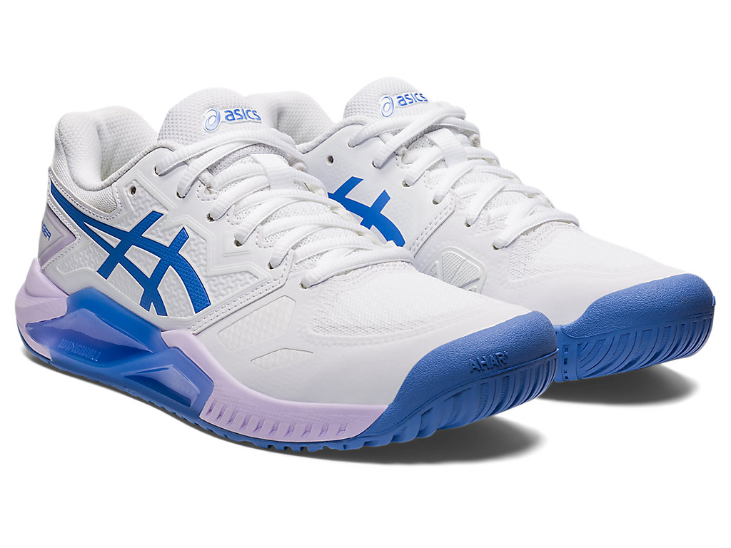 Asics Gel-Challenger 13 Tenisove Tenisky Damske Biele Modre | 7941-PKXVN