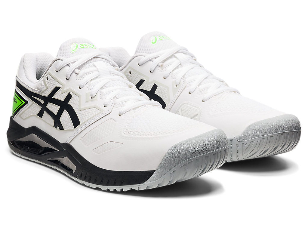 Asics Gel-Challenger 13 Tenisove Tenisky Panske Biele Zelene | 9782-HIXKV