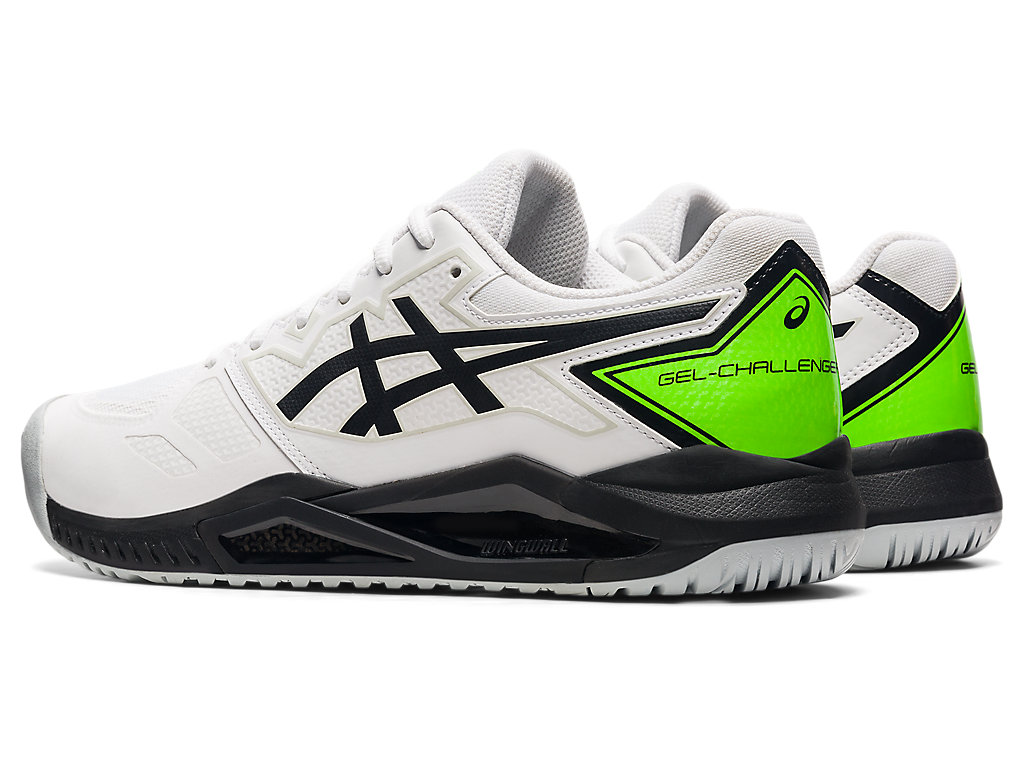 Asics Gel-Challenger 13 Tenisove Tenisky Panske Biele Zelene | 9782-HIXKV