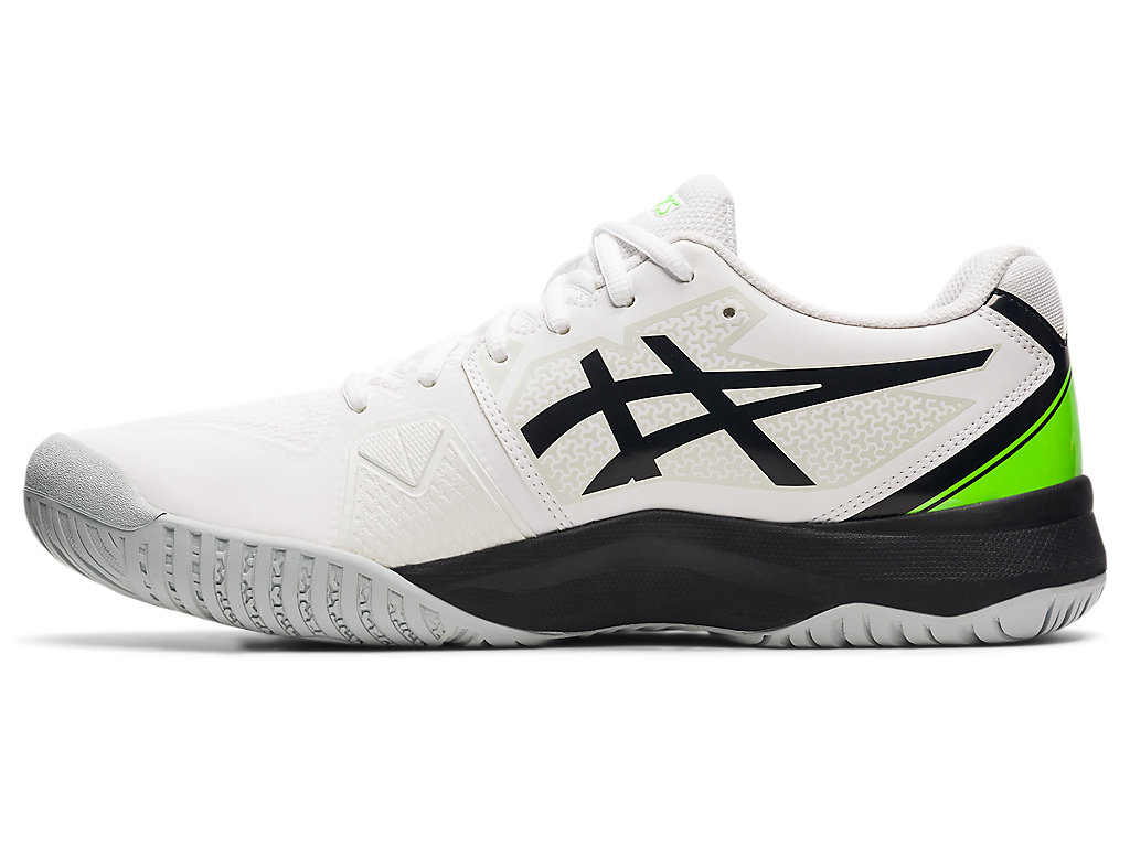 Asics Gel-Challenger 13 Tenisove Tenisky Panske Biele Zelene | 9782-HIXKV