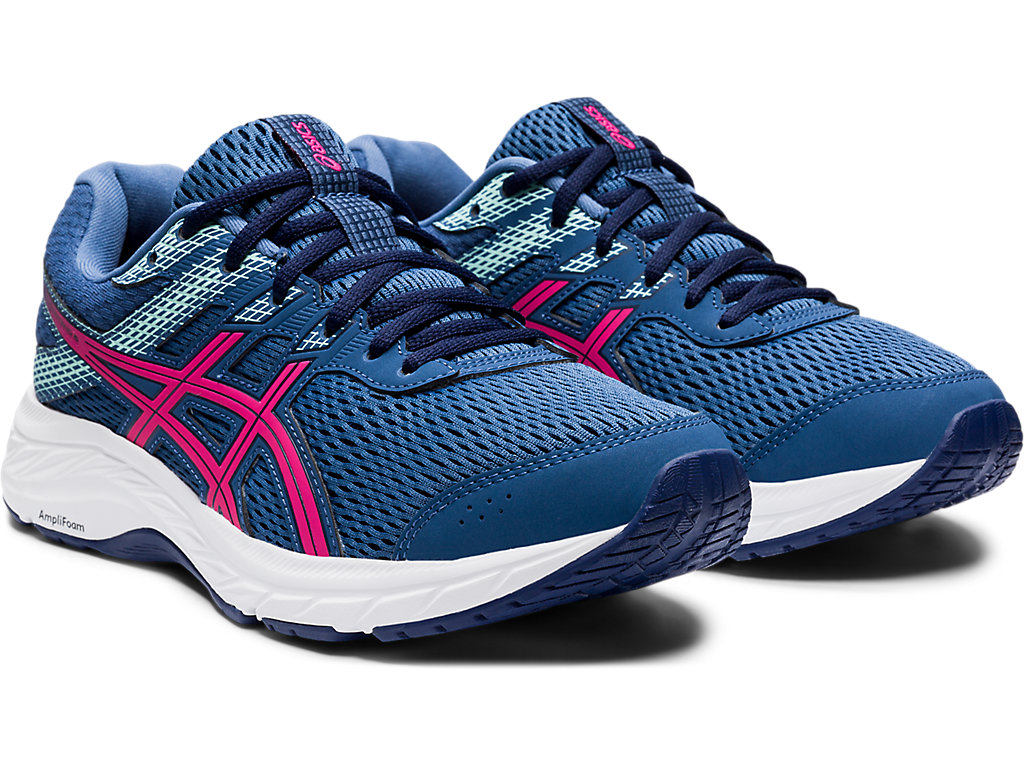 Asics Gel-Contend 6 (D) Vychadzkove Topanky Damske Tmavo Siva Ruzove | 3106-PIYUN