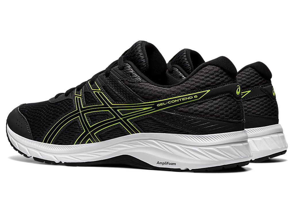 Asics Gel-Contend 6 Vychadzkove Topanky Panske Tmavo Siva Svetlo Zelene | 0189-ETPGI