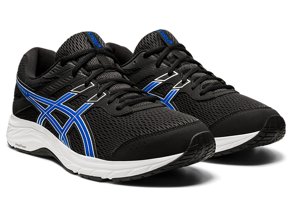 Asics Gel-Contend 6 Vychadzkove Topanky Panske Čierne Modre | 1537-NVOTI