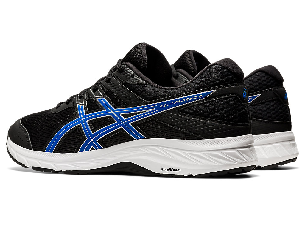 Asics Gel-Contend 6 Vychadzkove Topanky Panske Čierne Modre | 1537-NVOTI