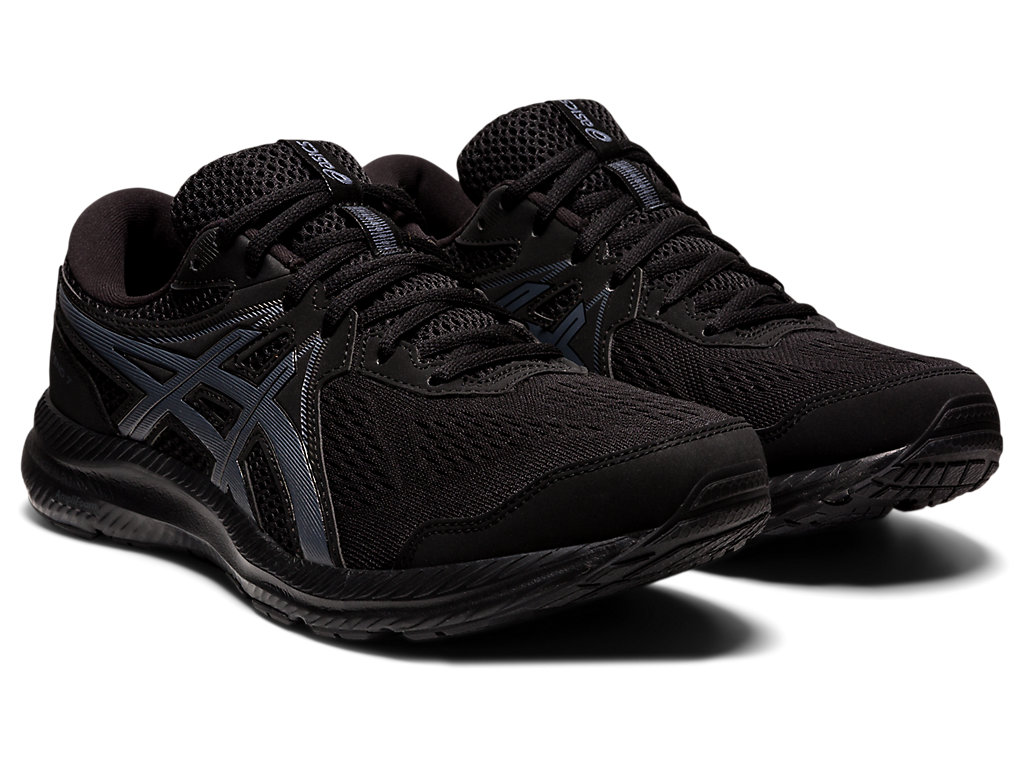 Asics Gel-Contend 7 (4E) Vychadzkove Topanky Panske Čierne Siva | 9481-KAMBU