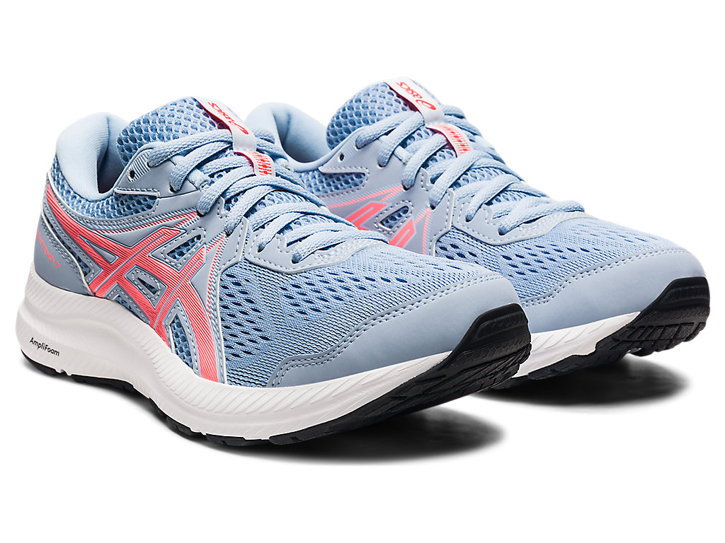 Asics Gel-Contend 7 Vychadzkove Topanky Damske Biele Koralove | 4785-TUBHI