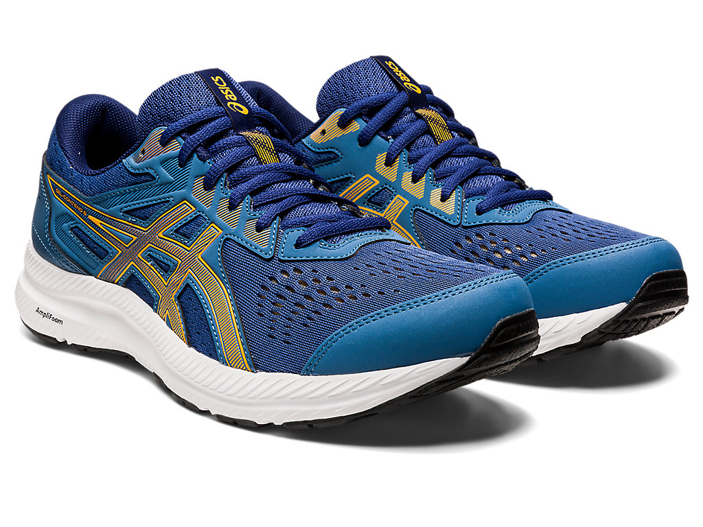 Asics Gel-Contend 8 Extra Siroke Topanky Running Shoes Panske Modre | 1372-DHYFO