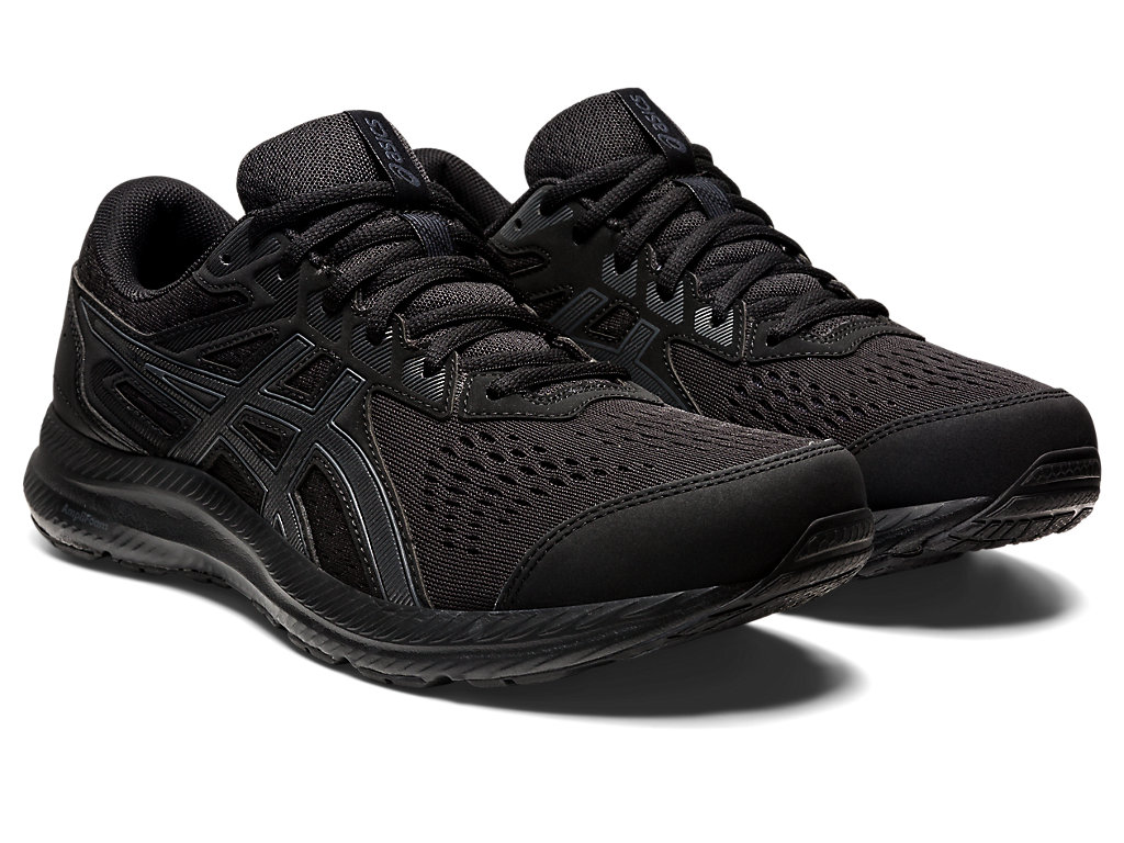 Asics Gel-Contend 8 Extra Siroke Topanky Running Shoes Panske Čierne Siva | 1768-XLTMR