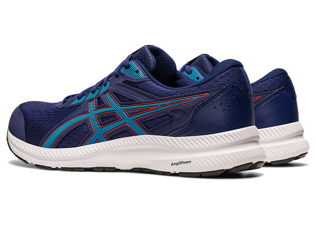 Asics Gel-Contend 8 Extra Siroke Topanky Running Shoes Panske Indigo Modre Modre | 4761-BFWSU