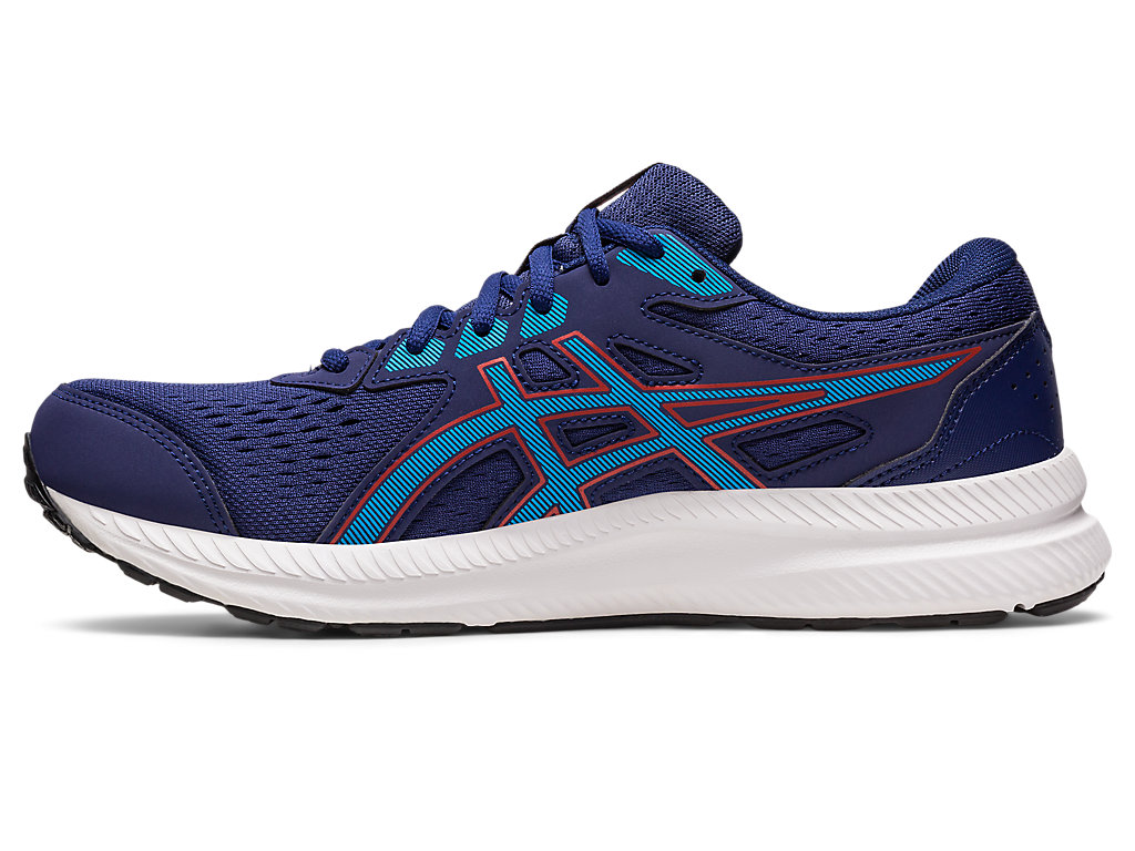 Asics Gel-Contend 8 Extra Siroke Topanky Running Shoes Panske Indigo Modre Modre | 4761-BFWSU