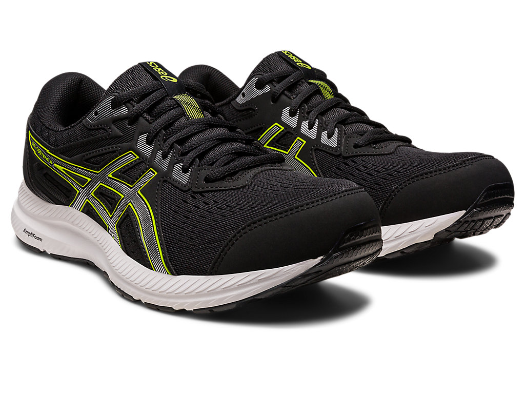 Asics Gel-Contend 8 Running Shoes Panske Čierne Strieborne | 0182-XFBQE