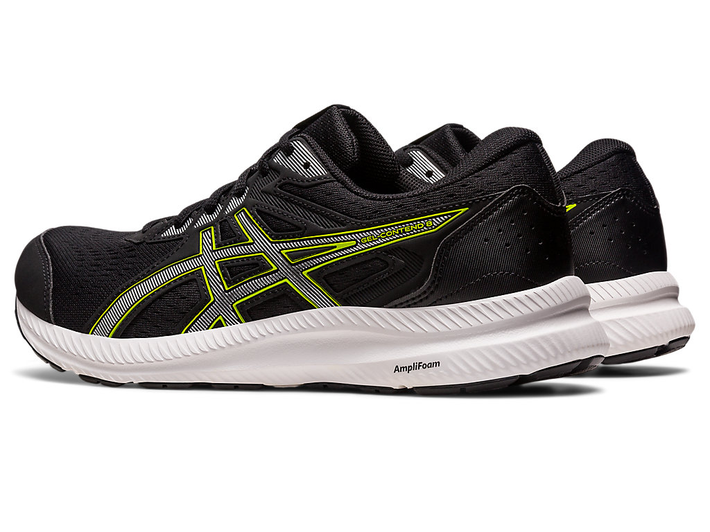 Asics Gel-Contend 8 Running Shoes Panske Čierne Strieborne | 0182-XFBQE