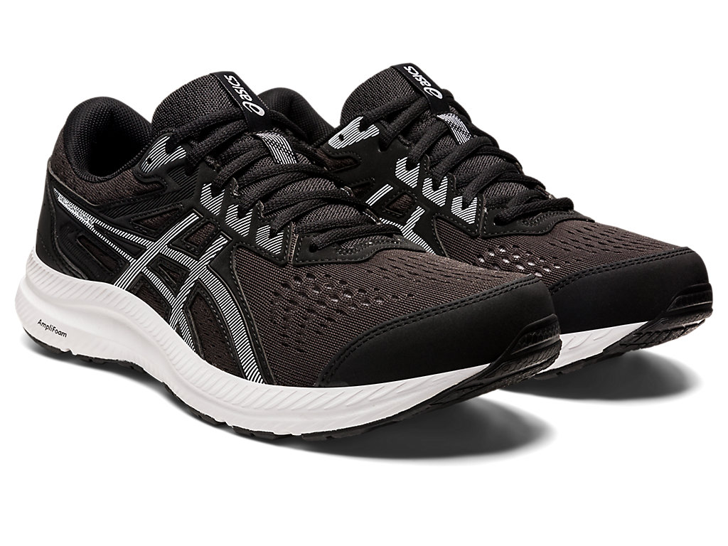 Asics Gel-Contend 8 Running Shoes Panske Čierne Biele | 6239-AVLST