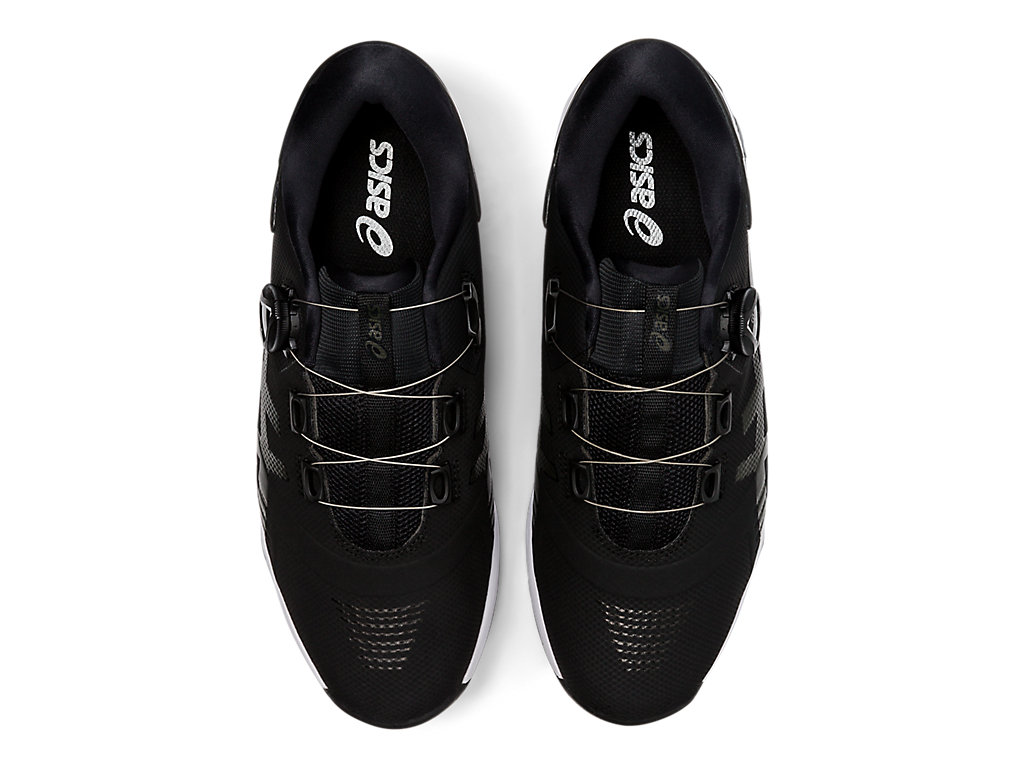 Asics Gel-Course Duo Boa Golfove Topanky Panske Čierne Siva | 8342-YCIMF