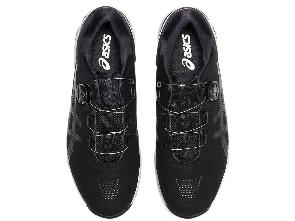 Asics Gel-Course Duo Boa Golfove Topanky Panske Čierne Siva | 8342-YCIMF