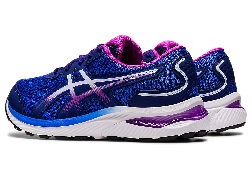 Asics Gel-Cumulus 24 Grade School Running Shoes Detske Modre Modre | 5172-NCIBG