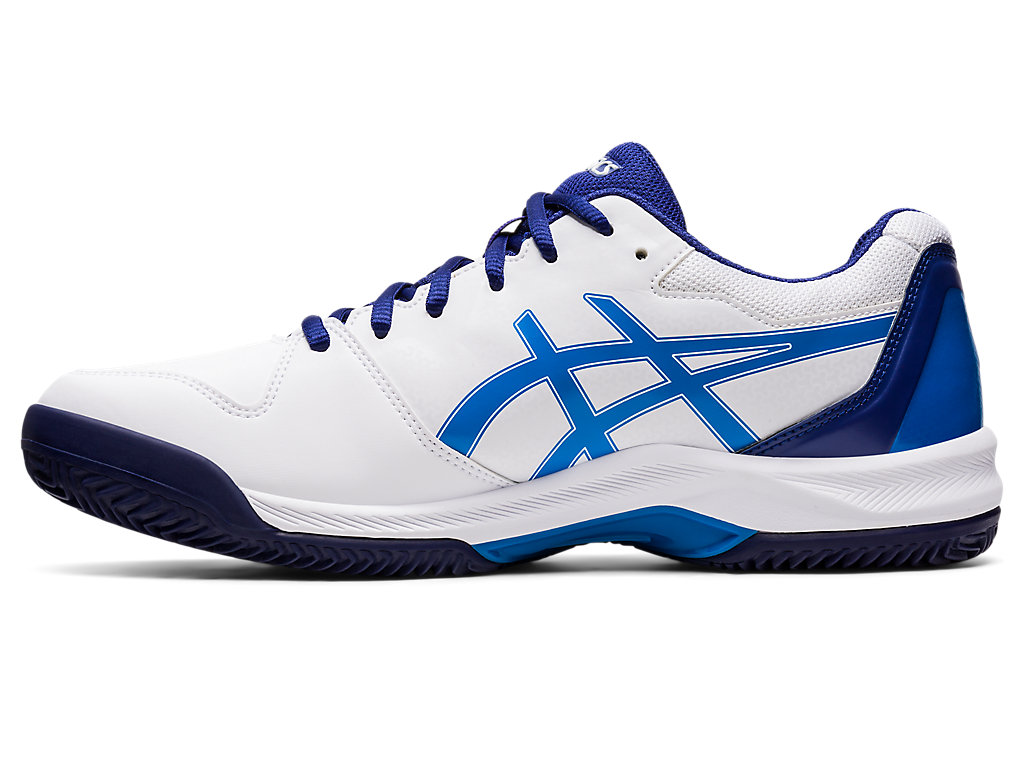 Asics Gel-Dedicate 7 Clay Tenisove Tenisky Panske Biele Modre | 4581-UEGQP