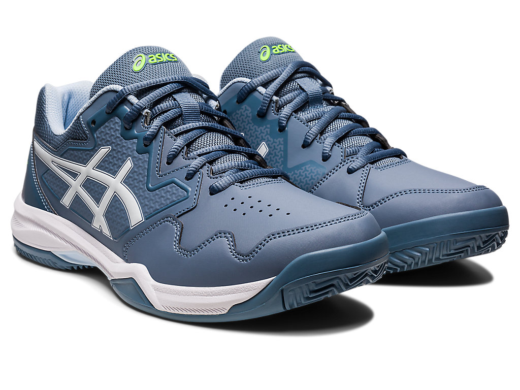 Asics Gel-Dedicate 7 Clay Tenisove Tenisky Panske Siva Modre Biele | 5439-AQYJF