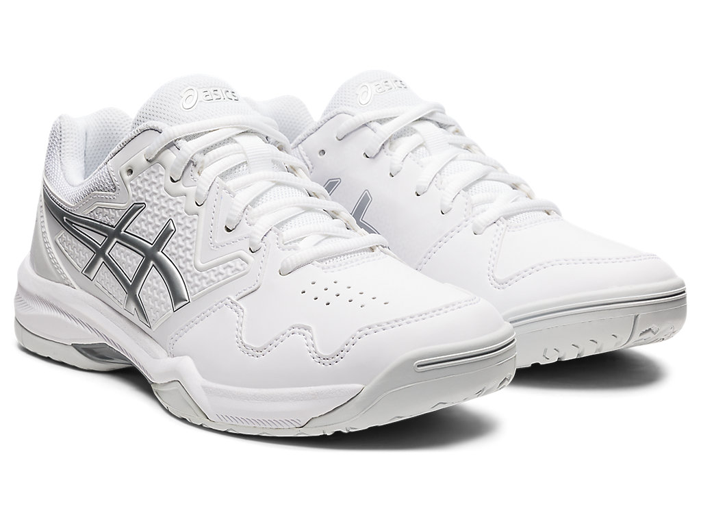 Asics Gel-Dedicate 7 Tenisove Tenisky Damske Biele Strieborne | 7540-JUQLH