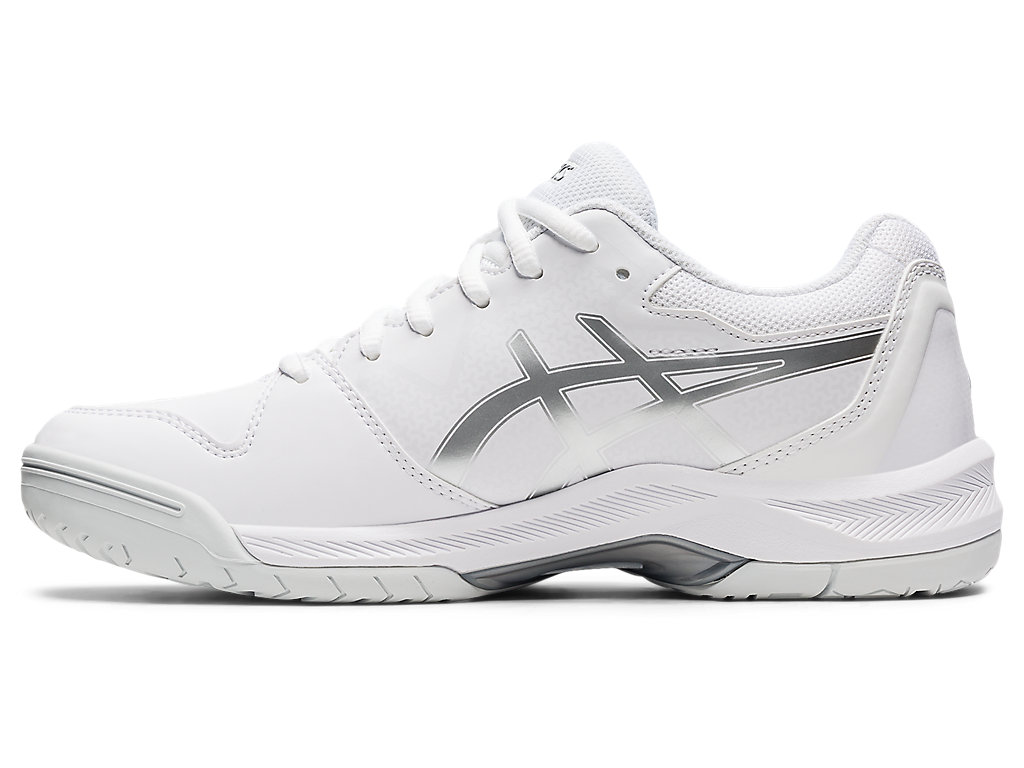 Asics Gel-Dedicate 7 Tenisove Tenisky Damske Biele Strieborne | 7540-JUQLH