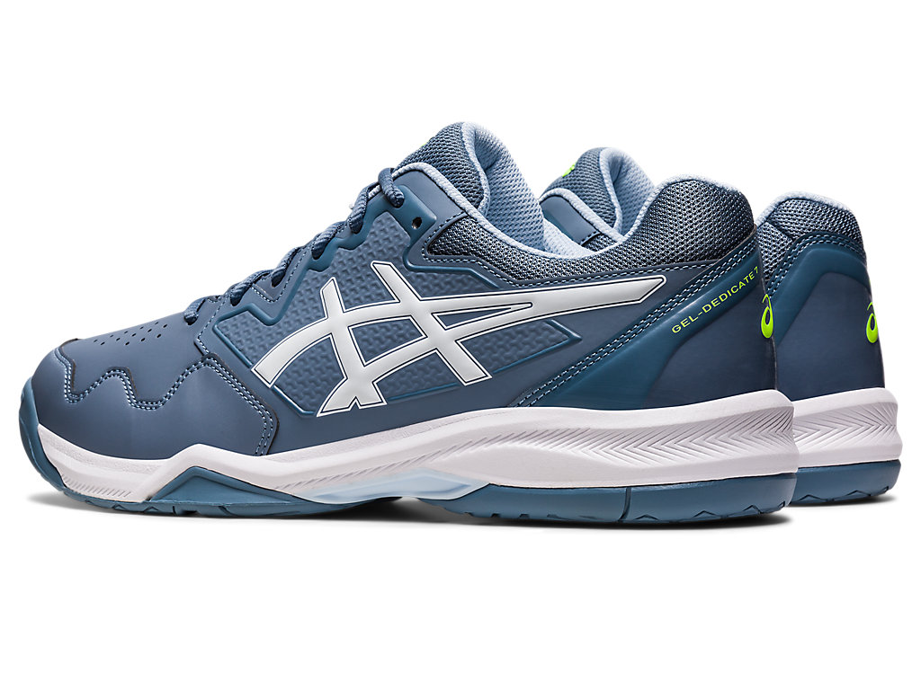 Asics Gel-Dedicate 7 Tenisove Tenisky Panske Siva Modre Biele | 8192-USWXZ