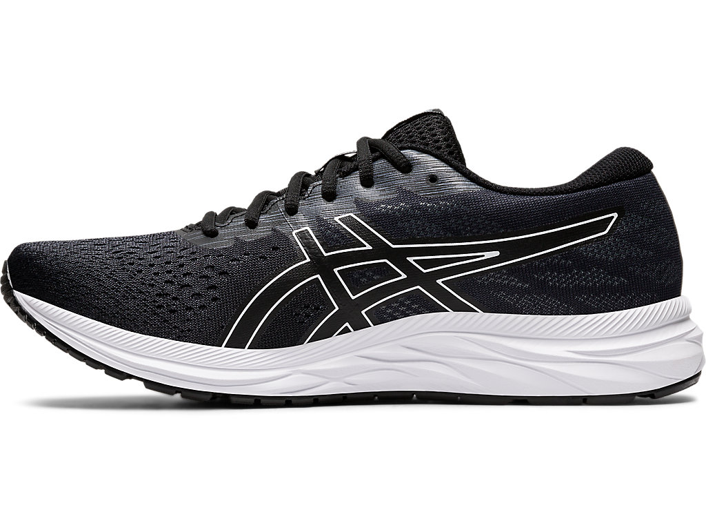 Asics Gel-Excite 7 (4E) Vychadzkove Topanky Panske Čierne Biele | 5364-RNIXG