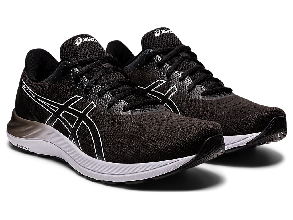 Asics Gel-Excite 8 (4E) Vychadzkove Topanky Panske Čierne Biele | 4216-TWMYZ