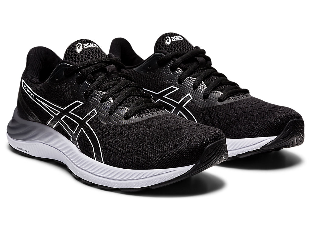 Asics Gel-Excite 8 (D) Vychadzkove Topanky Damske Čierne Biele | 6450-JUFYO