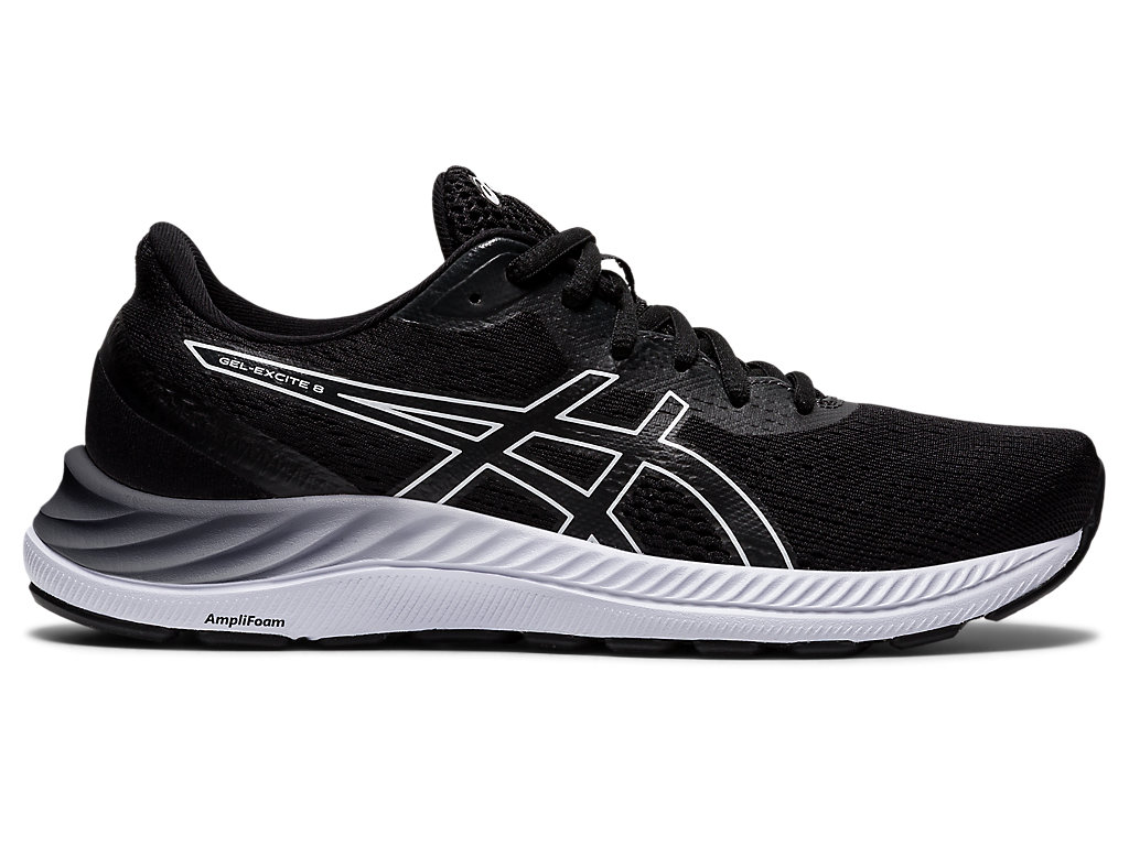 Asics Gel-Excite 8 (D) Vychadzkove Topanky Damske Čierne Biele | 6450-JUFYO